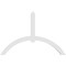 Ekena Millwork Archdale Architectural Grade PVC Gable Bracket, 96"W x 64"H x 4"D x 6"F, 16/12 Pitch GBP096X64X0406ARC00 - alternate 4
